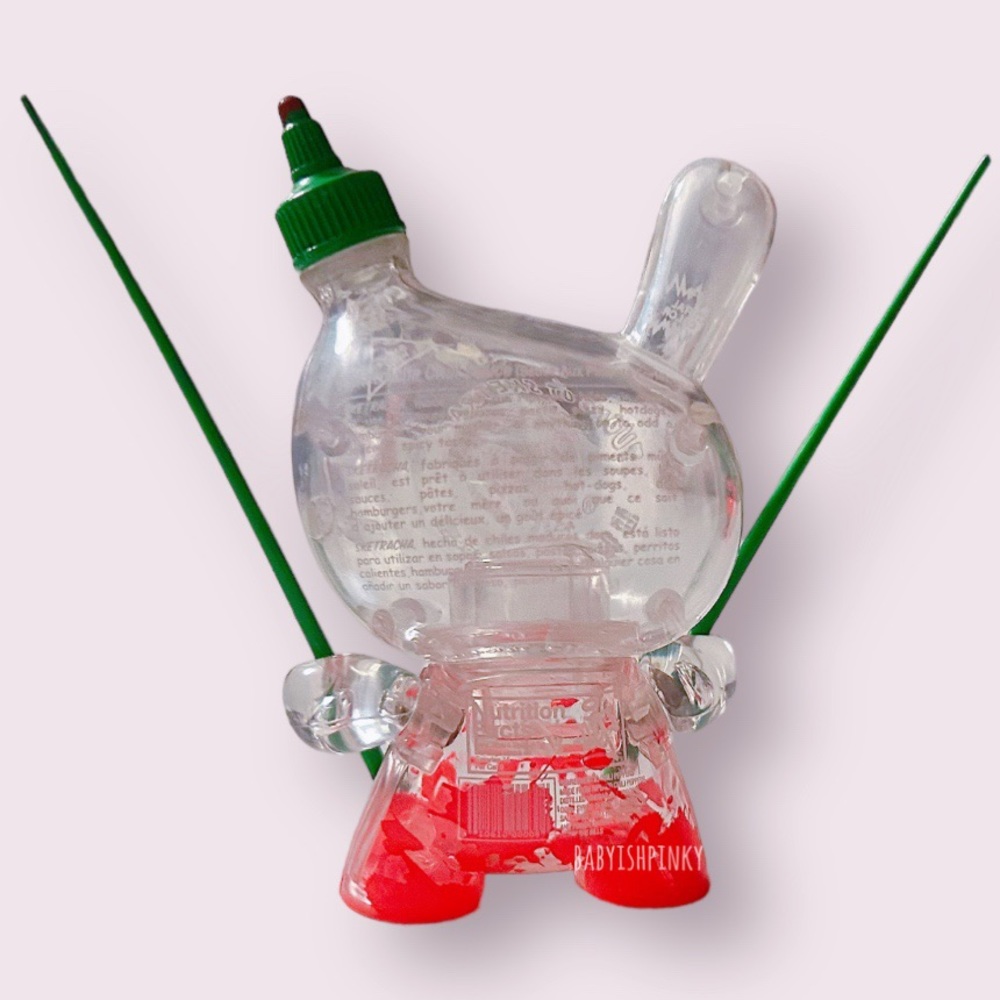 Kidrobot Sriracha Dunny Figurine (Half Empty) - Picture 4 of 7